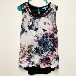 SIMPLY VERA Colorful Lightweight Tank Top Blouse